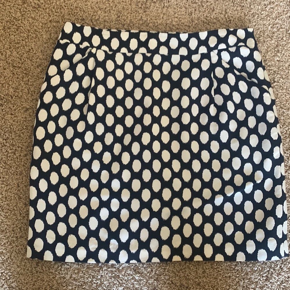 Navy skirt with pockets. Size 10